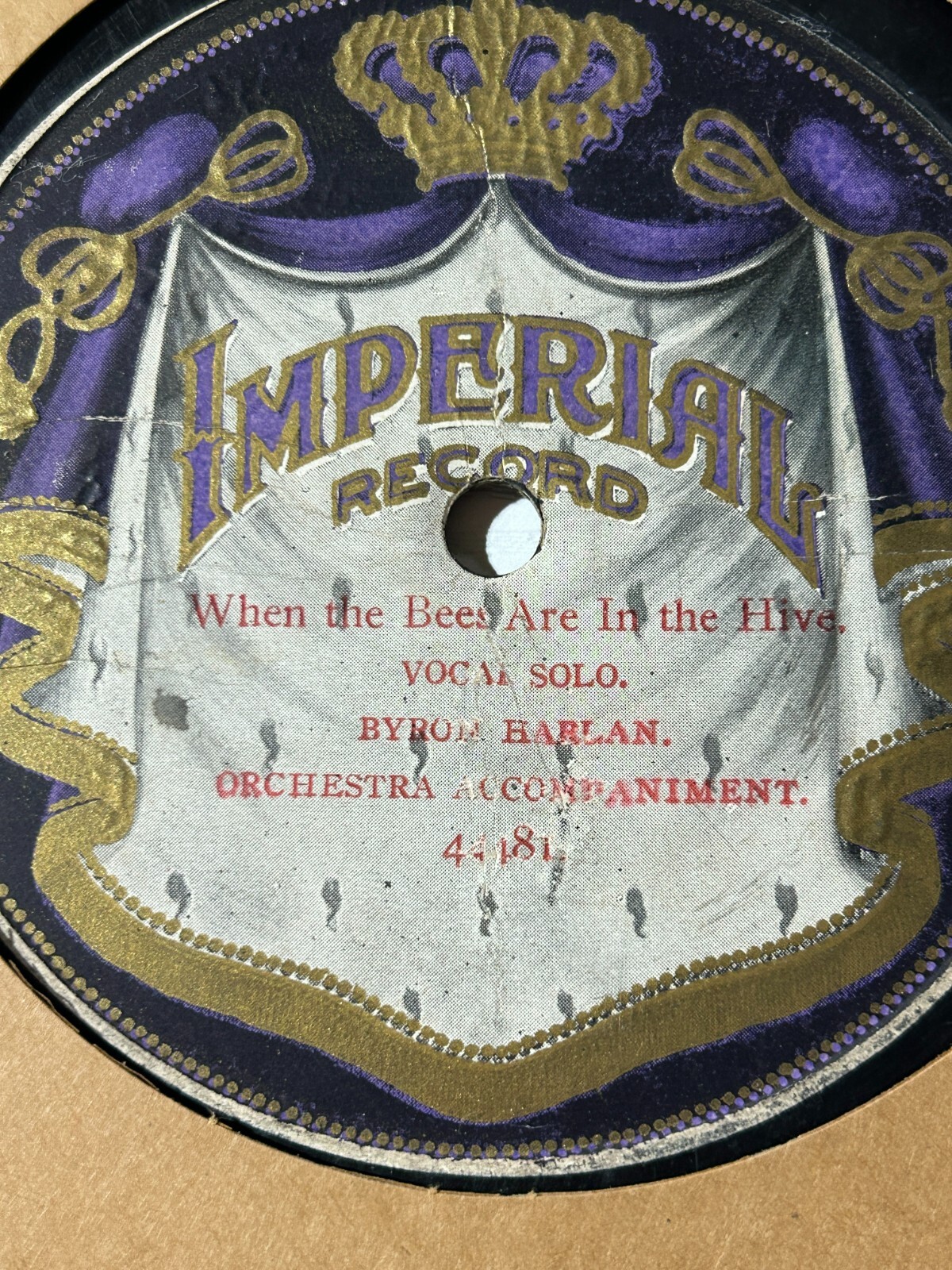 Imperial Leeds Catlin U.S. Import - Byron Harlan - When the Bees are in the Hive