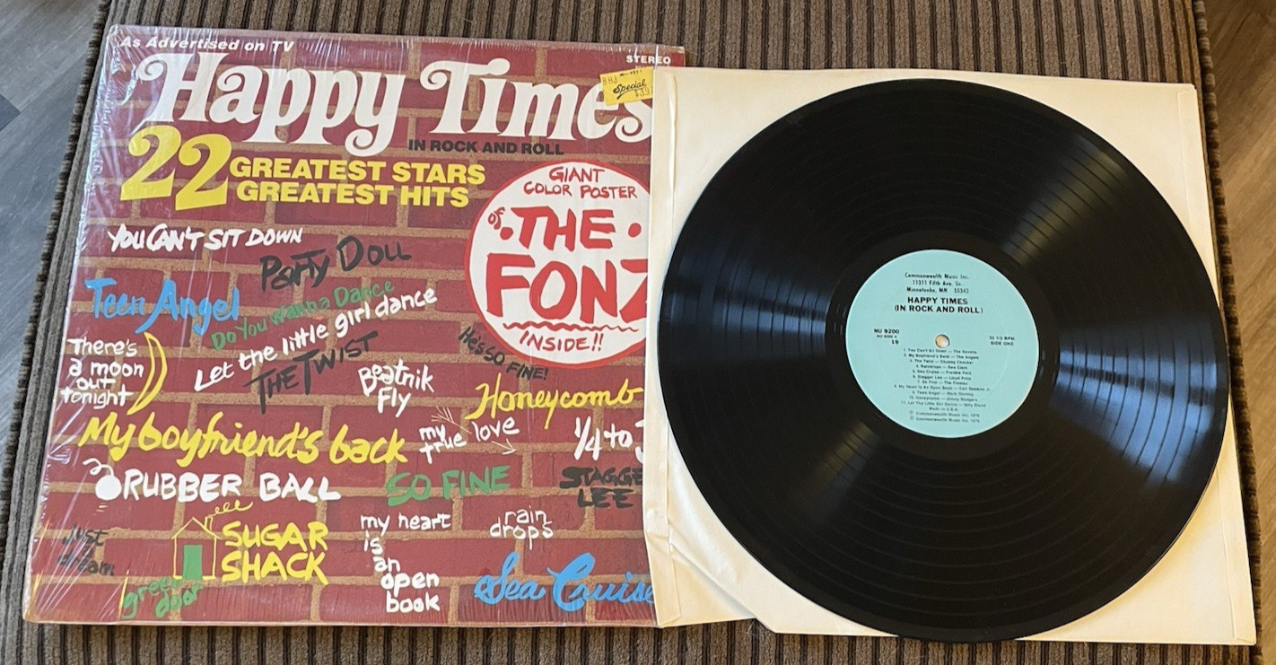 [ROCK/POP]~Happy Times In Rock and Roll~[1976~Commonwealth]~Vinyl LP w/shrink EX