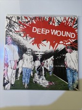 Deep Wound Self Titled Vinyl LP, EX/EX, Damaged Good Records picture