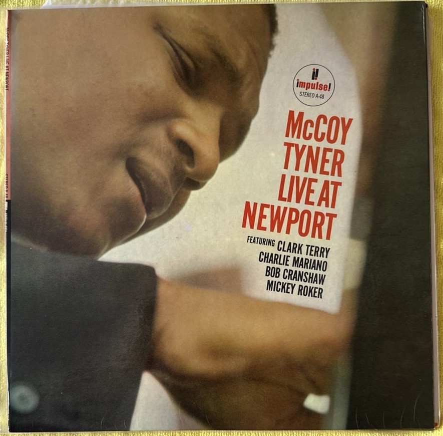 McCoy Tyner Live At Newport Impulse/ABC Vinyl LP  A 48 RVG Stamped VG+/VG+