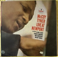 McCoy Tyner Live At Newport Impulse/ABC Vinyl LP  A 48 RVG Stamped VG+/VG+ picture