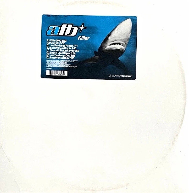 ATB Killer 2x12” Vinyl Radikal Records 2000 Progressive Trance EX - Lost Witness