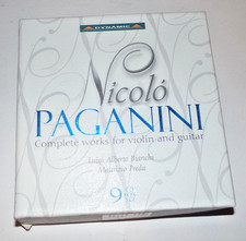 Nicolo Paganini Complete Works for Violin & Guitar Luigi Alberto Bianch 9 CD set picture