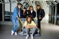Europe Joey Tempest Etc Swedish Rock Band In Germany 1988 OLD MUSIC PHOTO 17 picture