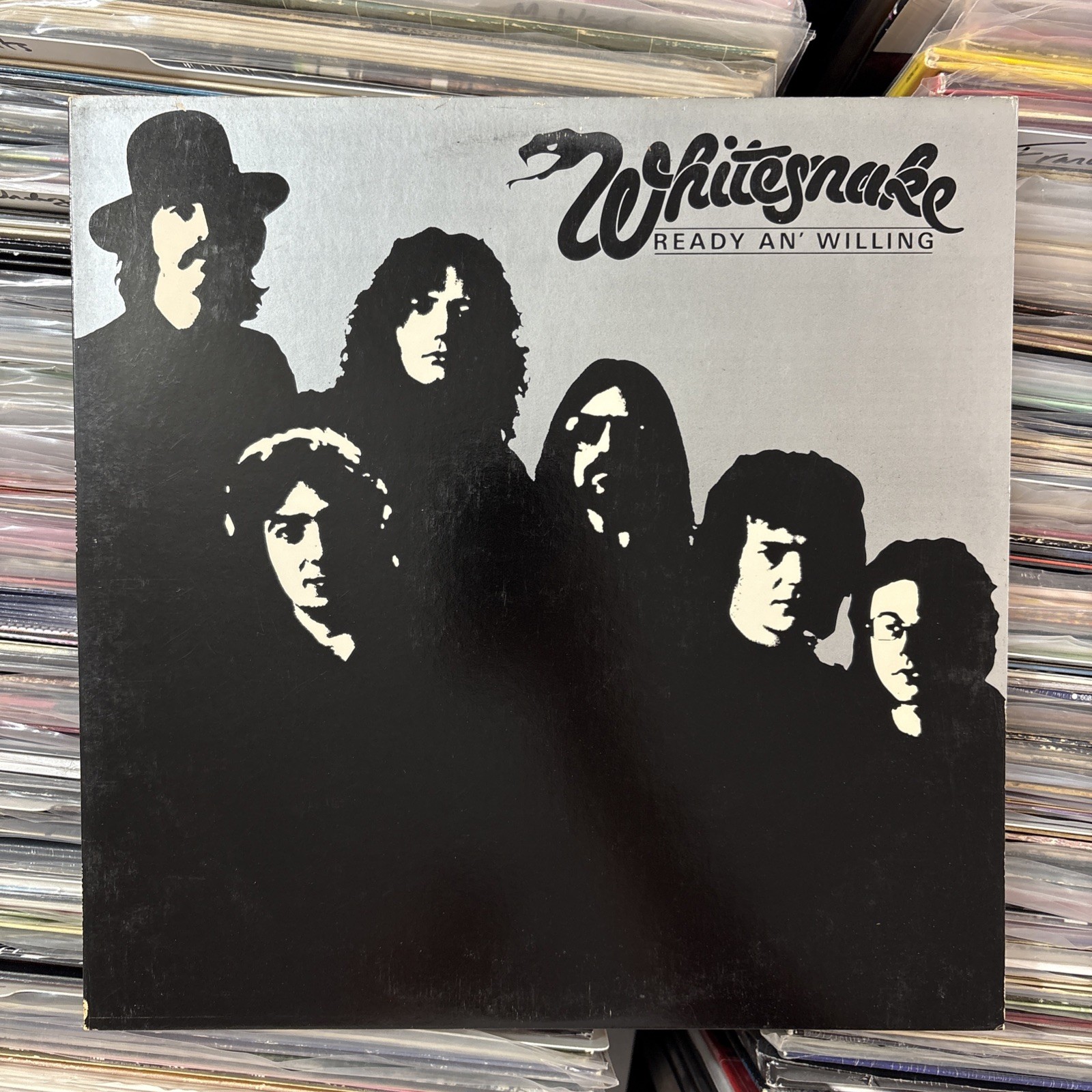 WHITESNAKE ‎- READY AN' WILLING Vinyl LP Album ULTRASONIC CLEANED