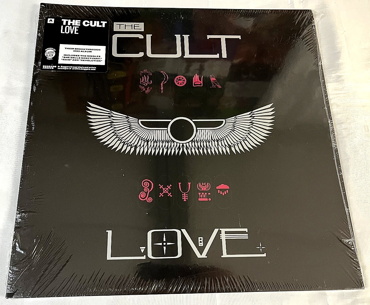 The Cult - Love - LP Classic Black Vinyl Gatefold Hype Sticker Re-issue Sealed