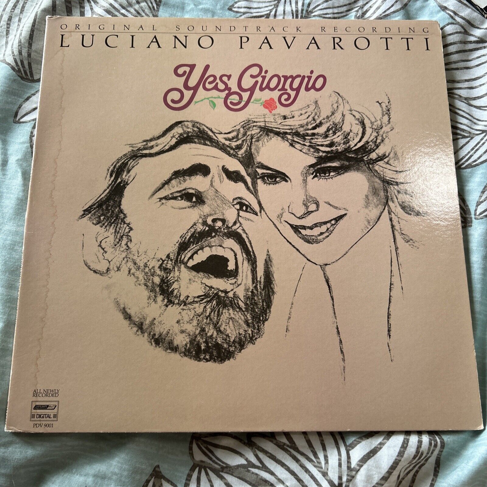 Luciano Pavarotti “Yes, Giorgio” Vinyl Record PDV 9001