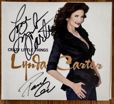 Lynda Carter & The Band SIGNED Crazy Little Things CD  Wonder Woman picture