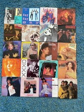 25 VINTAGE  PICTURE SLEEVES POP R&B SOUL 45 RPM RECORDS * LOT EX picture