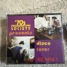 70’s Preservation Society Presents Disco Fever 40 Hits 1991 Razor & Tie 2 CD Set picture