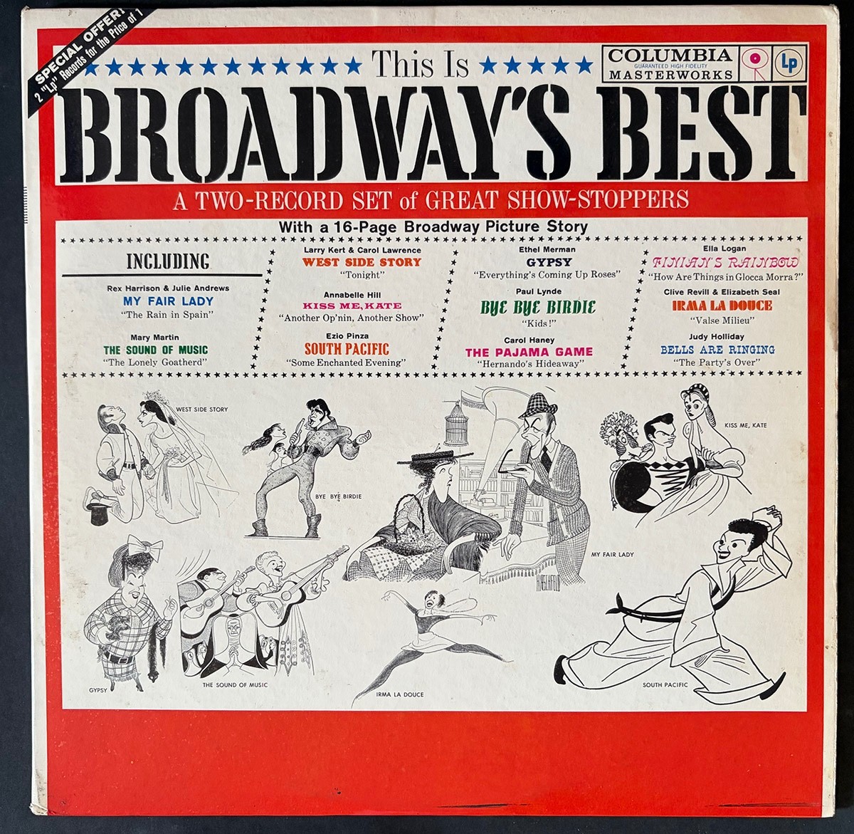 This Is Broadway\'s Best 2xLP Set of Great Show Stoppers Gatefold w/inner booklet