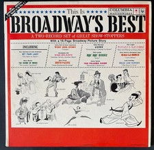 This Is Broadway's Best 2xLP Set of Great Show Stoppers Gatefold w/inner booklet picture