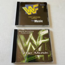 World Wrestling Federation WWF The Music Volume 2 & 4 Music CD Lot (Used) WWE picture