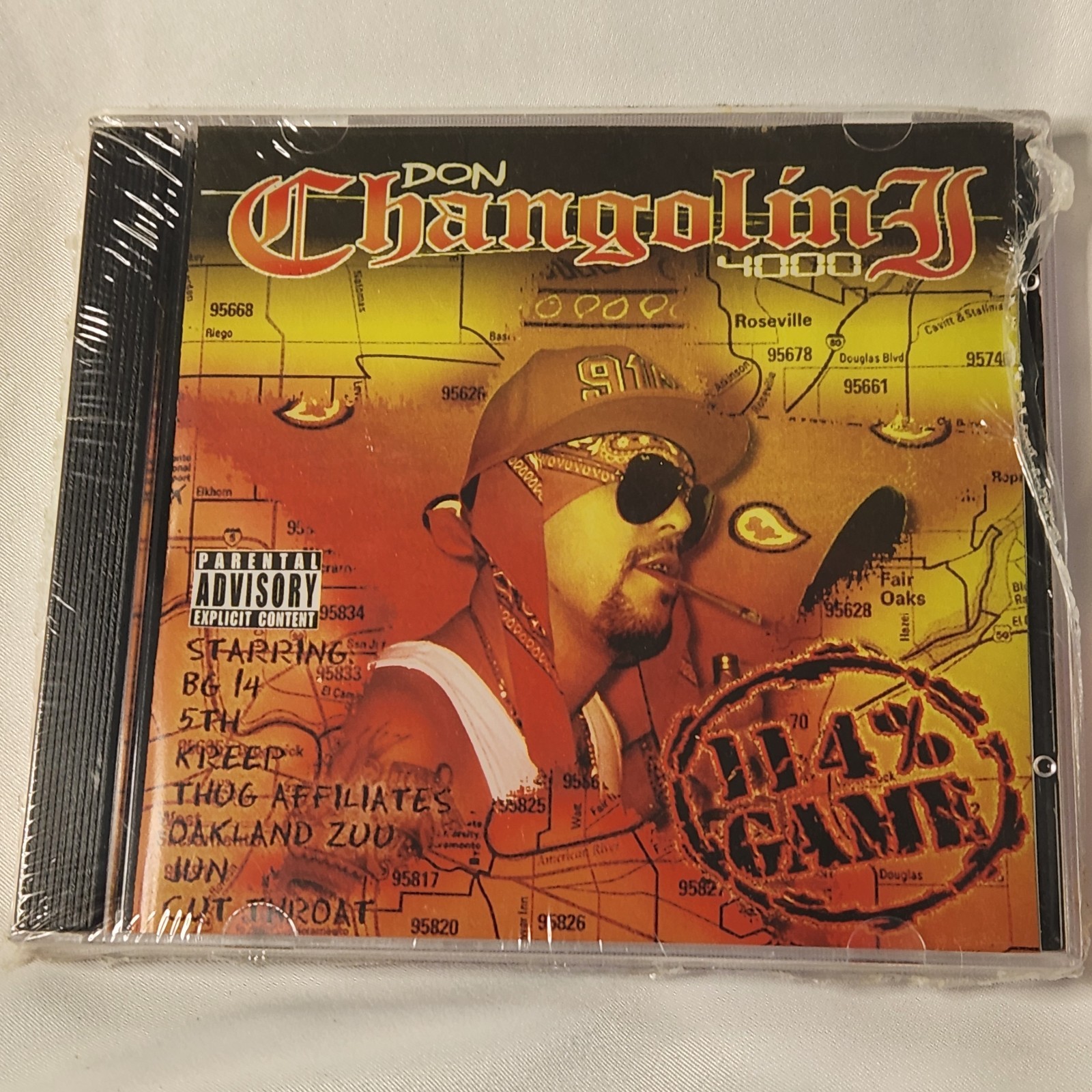 New Sealed Rare Rap Hip Hop Don Changolini 4000 114% Game Norteno CD