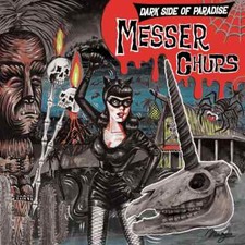 Messer Chups - Dark Side of Paradise LP - Yellow/Black Splatter Vinyl (Surf Rock picture