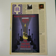 21x30cm magazine cutting 1992 HOHNER ATN HOLLYWOOD / WAVECREST picture