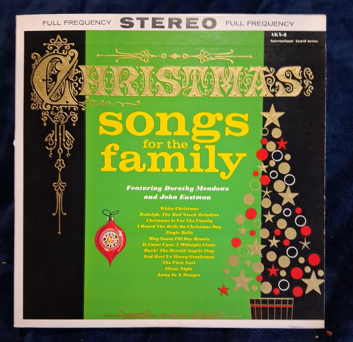 Vintage Christmas Songs For The Family LP Dorothy Meadows John Eastman AKX-8