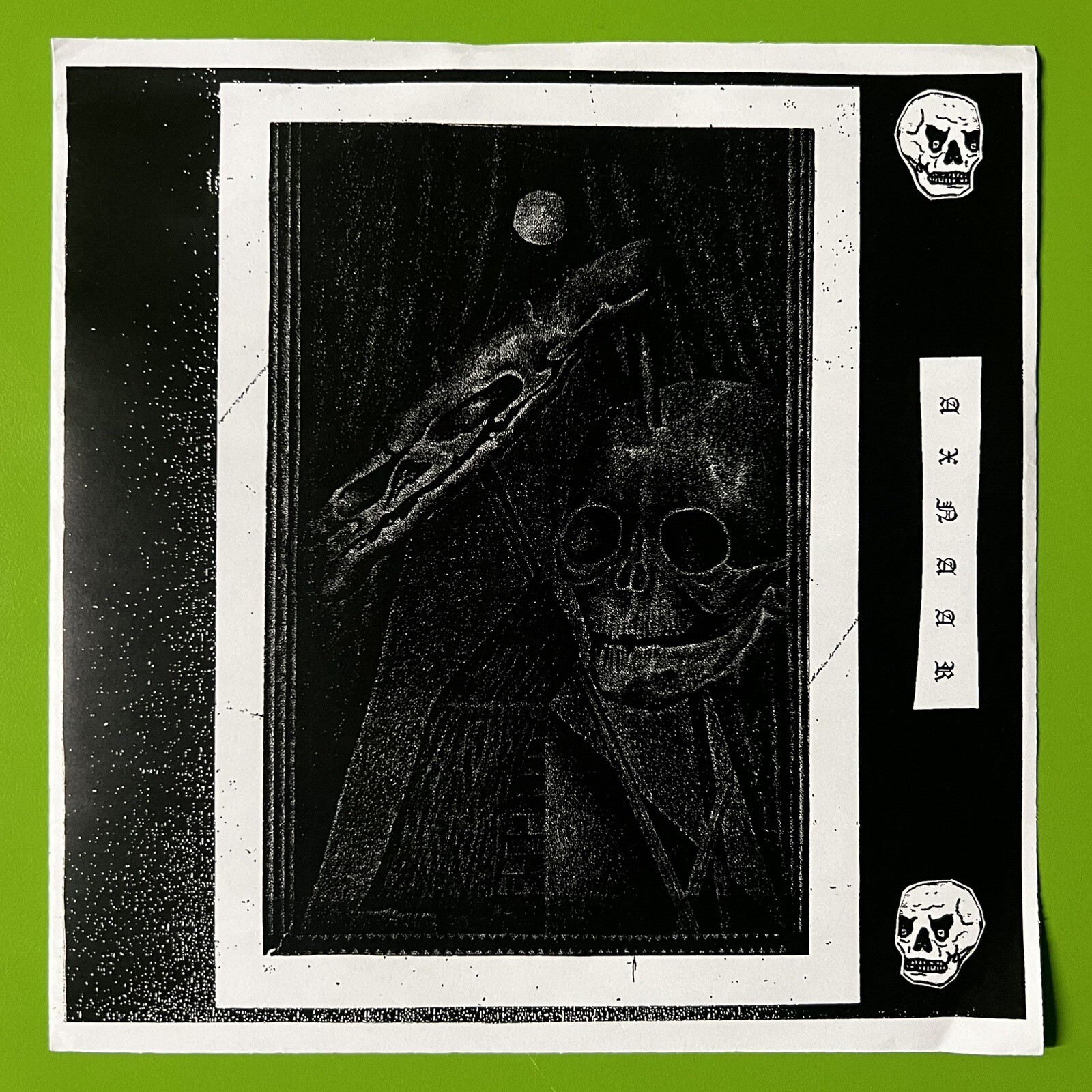 Axnaar ‎– Rural Sacrifice 7” EP Vinyl Black Metal Noise Denmark 2014 Rock 45 DEN