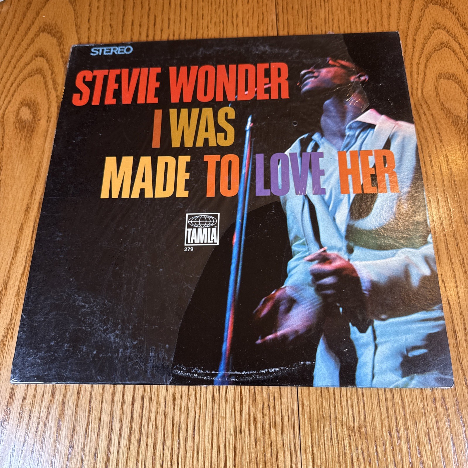 Vintage Stevie Wonder I WAS MADE TO LOVE HER 12” Vinyl LP Record Album Tamla 279