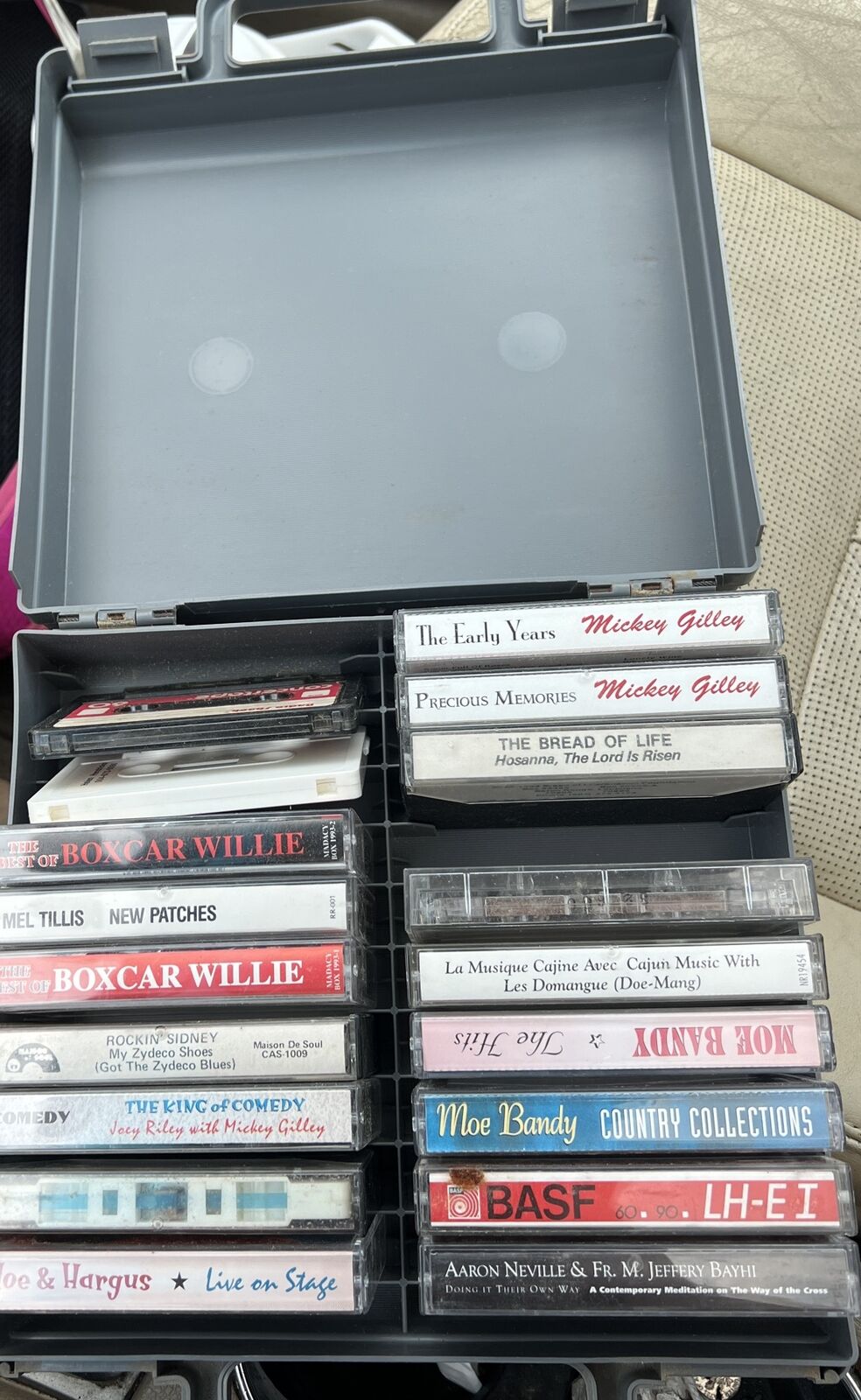Vintage Clik Case 20 Cassette Tape Carrying Case Vintage Cassette Tapes Included