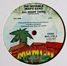 THE INVISIBLE MAN'S BAND All Night Thing MANGO 12