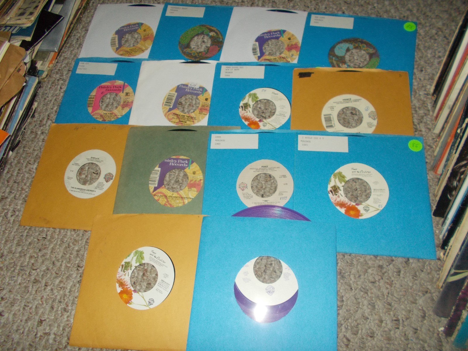 LOT OF 14 ORG PRINCE+ SOUL FUNK 45S