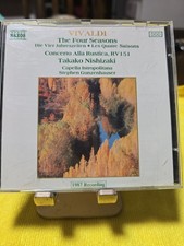 Vivaldi the Four Seasons Concerto Alla Rustica Takako Nishizaki CD picture