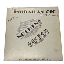 NOTHING SACRED David Allan Coe Band LP Vinyl dated 3-17-1979 D.A.C. Records picture