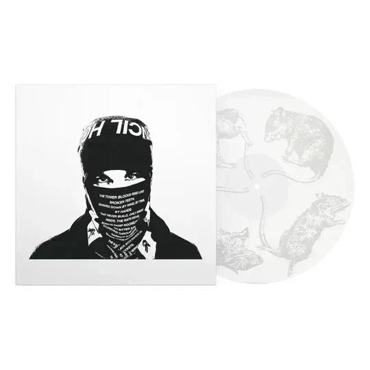 EsDeeKid Rebel White Etched Vinyl LP Exclusive Limited EDITION - SHIPS NOW