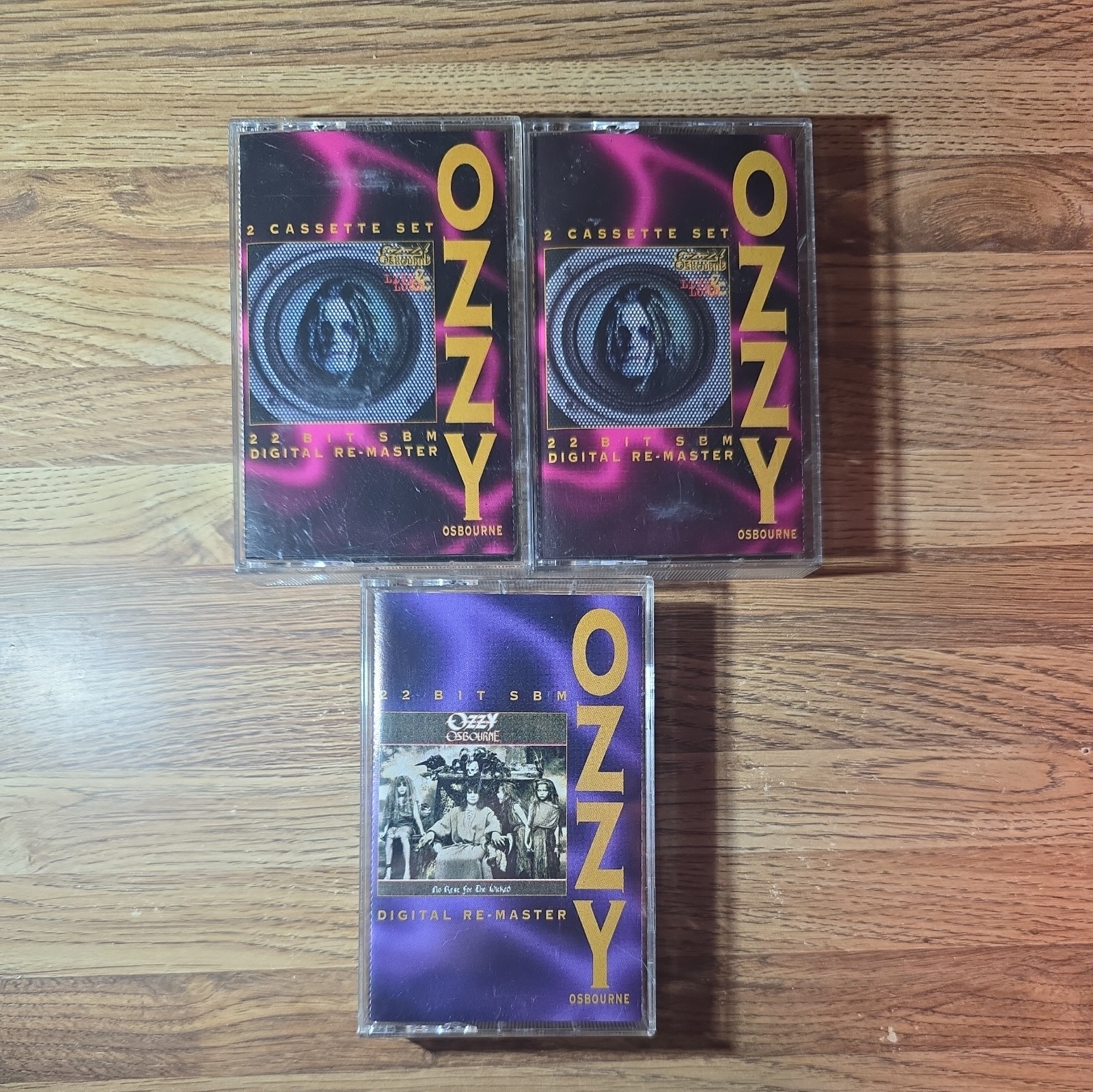 Ozzy Osbourne Live & Loud 2 Cassette Set Rare HTF OOP