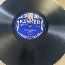 1928 COUNTRY Frank Luther - Carson Robison 78 rpm Banner 6229 BOWERY BUMS V+ picture