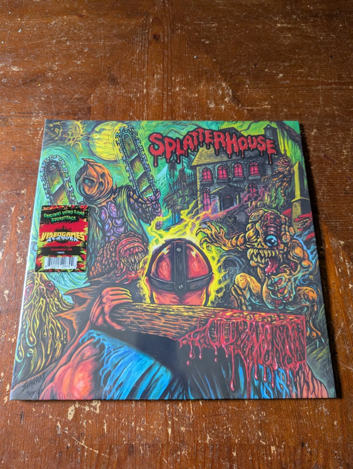 Splatterhouse Original Video Game Vinyl Record Soundtrack LP Red VGNY Exclusive