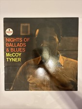 McCoy Tyner Nights of Ballads & Blues LP 1986 Promo Stamp Impulse Audiophile picture
