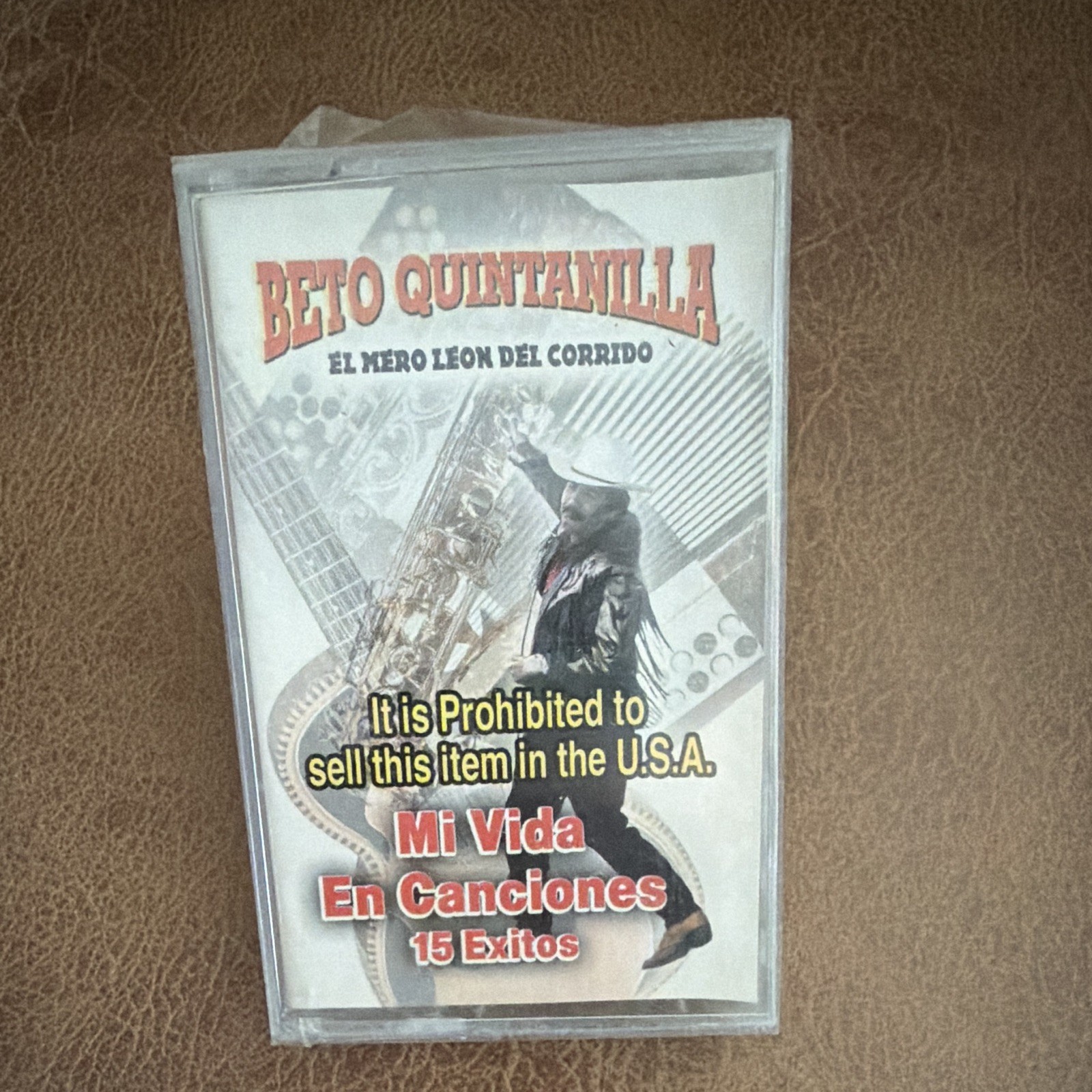 Beto Quintanilla Mi Vida En Canciones 15 Exitos Cassette Frontera 2006