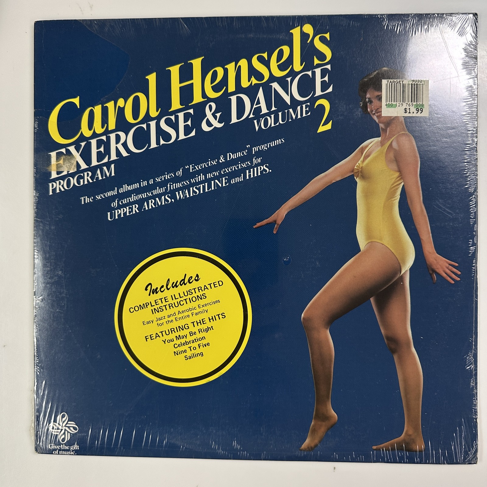 Carol Hensel's Exercise & Dance Program Volume 2 Album Vinyl Record Carol Hensel