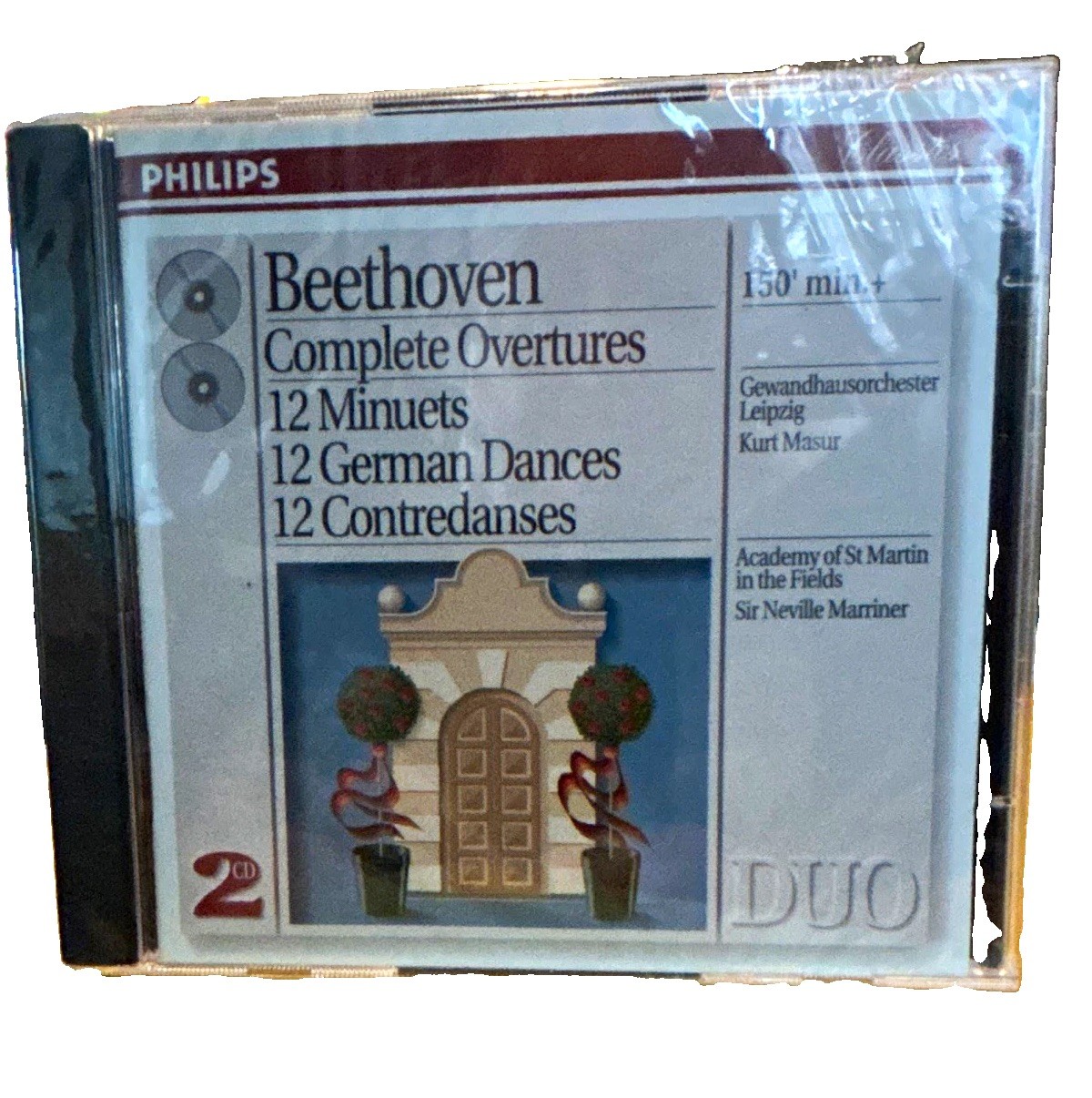 Philips Duo Beethoven Complete Overtures + 12 Minuets/Dances 2-CD (1993)