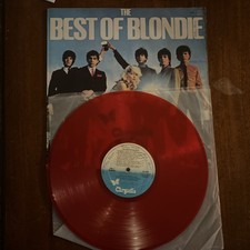 The Best Of Blondie Very Rare El Salvador Red Vinyl Record Blondie  Chrysalis picture