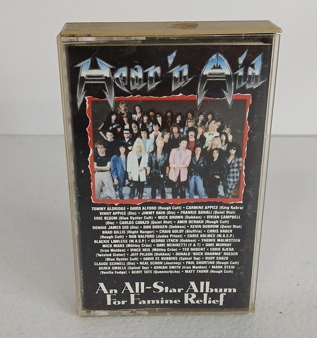 Hear 'n Aid Hear 'n Aid Cassette Tape Mercury 1986 Rock Album 826 044-4 M-1