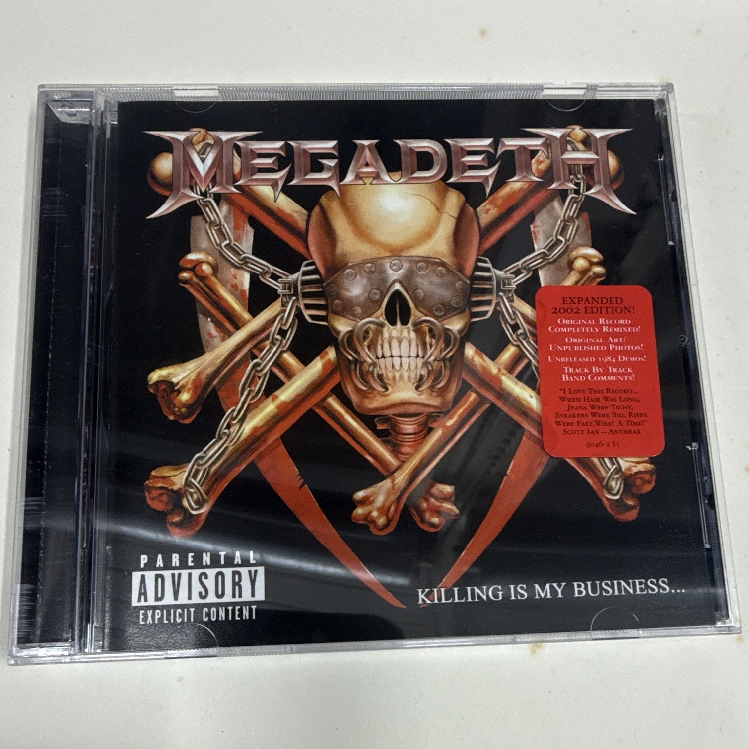 Megadeth Killing Is My Business... CD Album 2002 Expanded Explicit