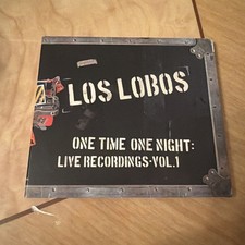 Los Lobos – BAND SIGNED AUTOGRAPH One Time One Night: Live Recordings-Vol.1 CD picture