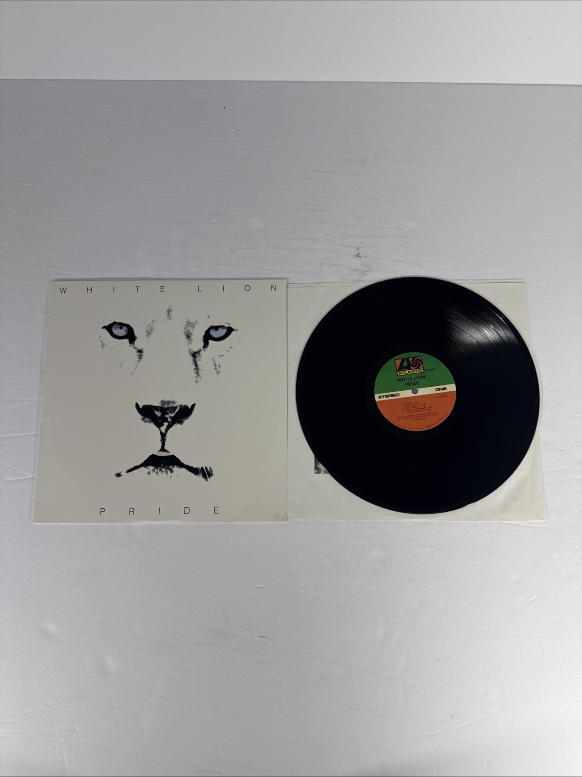 WHITE LION Pride (Vinyl, Atlantic USA) 1987 Used Vintage