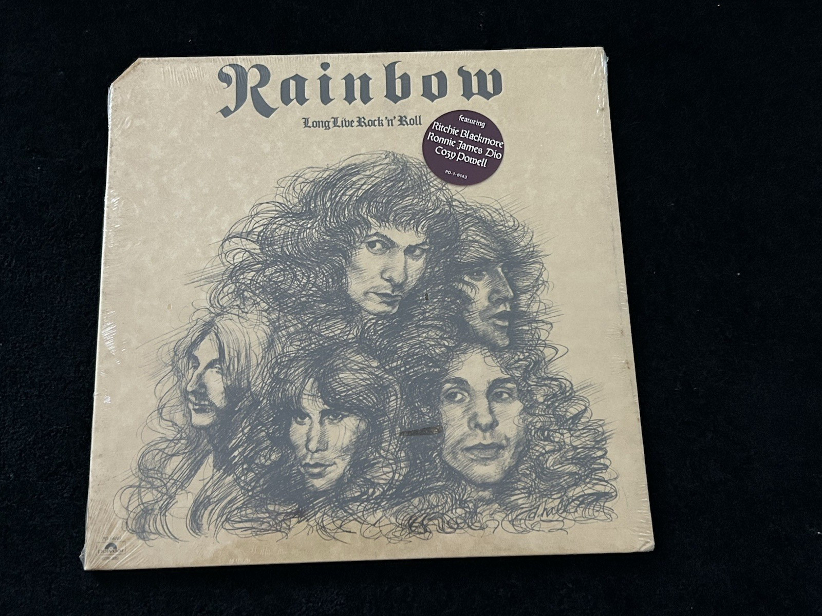 1978 RAINBOW LP-RJ DIO-Long Live Rock n Roll SEALED Cut Corner POLYDOR PD-1-6143