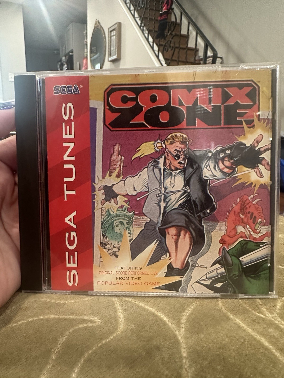 Sega Tunes Comix Zone Music CD Sega Genesis 1996 Complete In Box CIB Rare