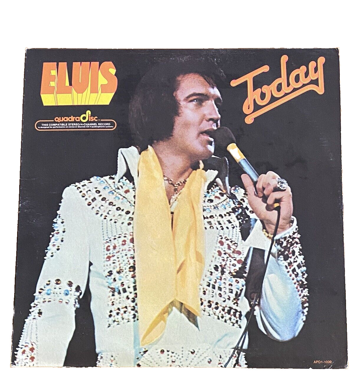 Elvis Presley TODAY Stereo/4-Channel Quadradisc RCA Orange Label  NM/VG