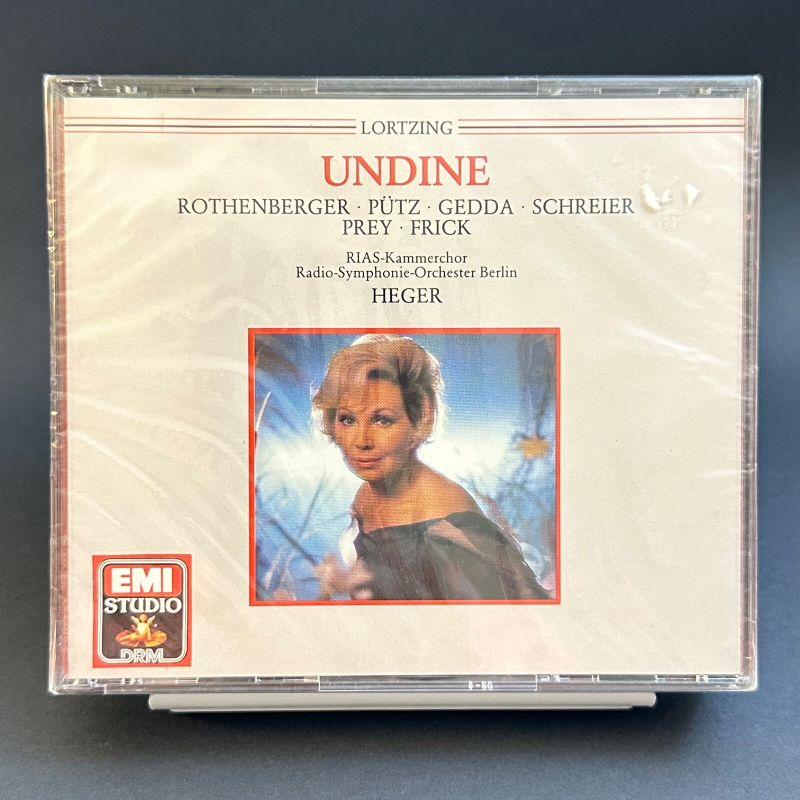 Lortzing UNDINE Heger Gedda Prey Frick Schreier [EMI 2 CD Box Set] SEALED RARE
