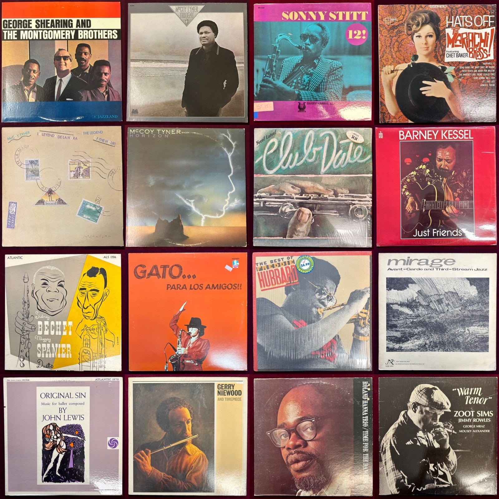 Curated Vintage Jazz Vinyl Record Mystery Box - 4 Albums Various Titles & Labels
