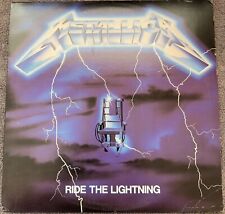 METALLICA - ⚡️RIDE THE LIGHTNING LP 1984 ELEKTRA 60396-1 SPECIALTY PRESSING⚡️ picture
