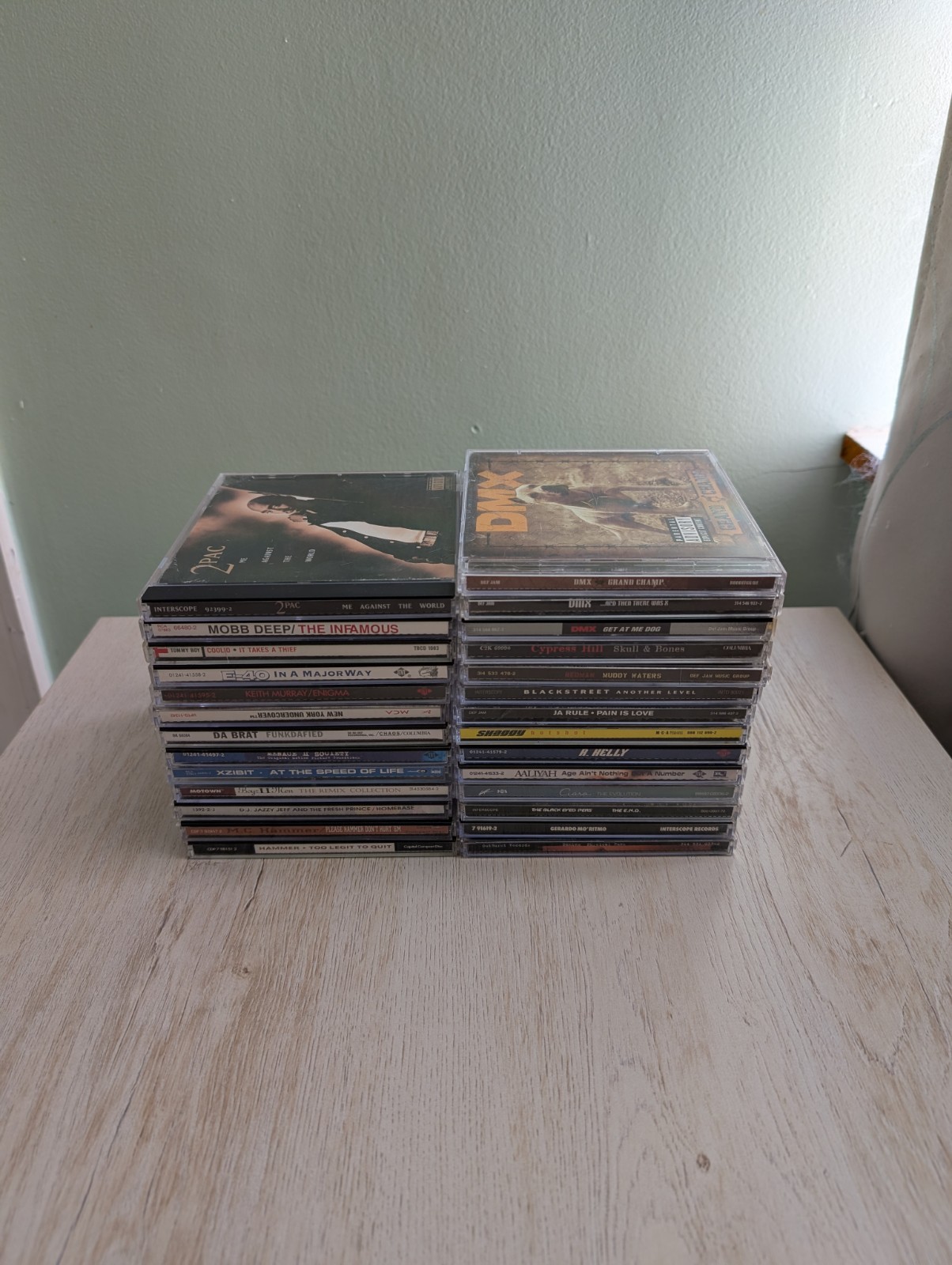 30 CD lot 90s 00s Rap Hip Hop 2pac coolio dmx aaliyah redman ja rule mobb deep