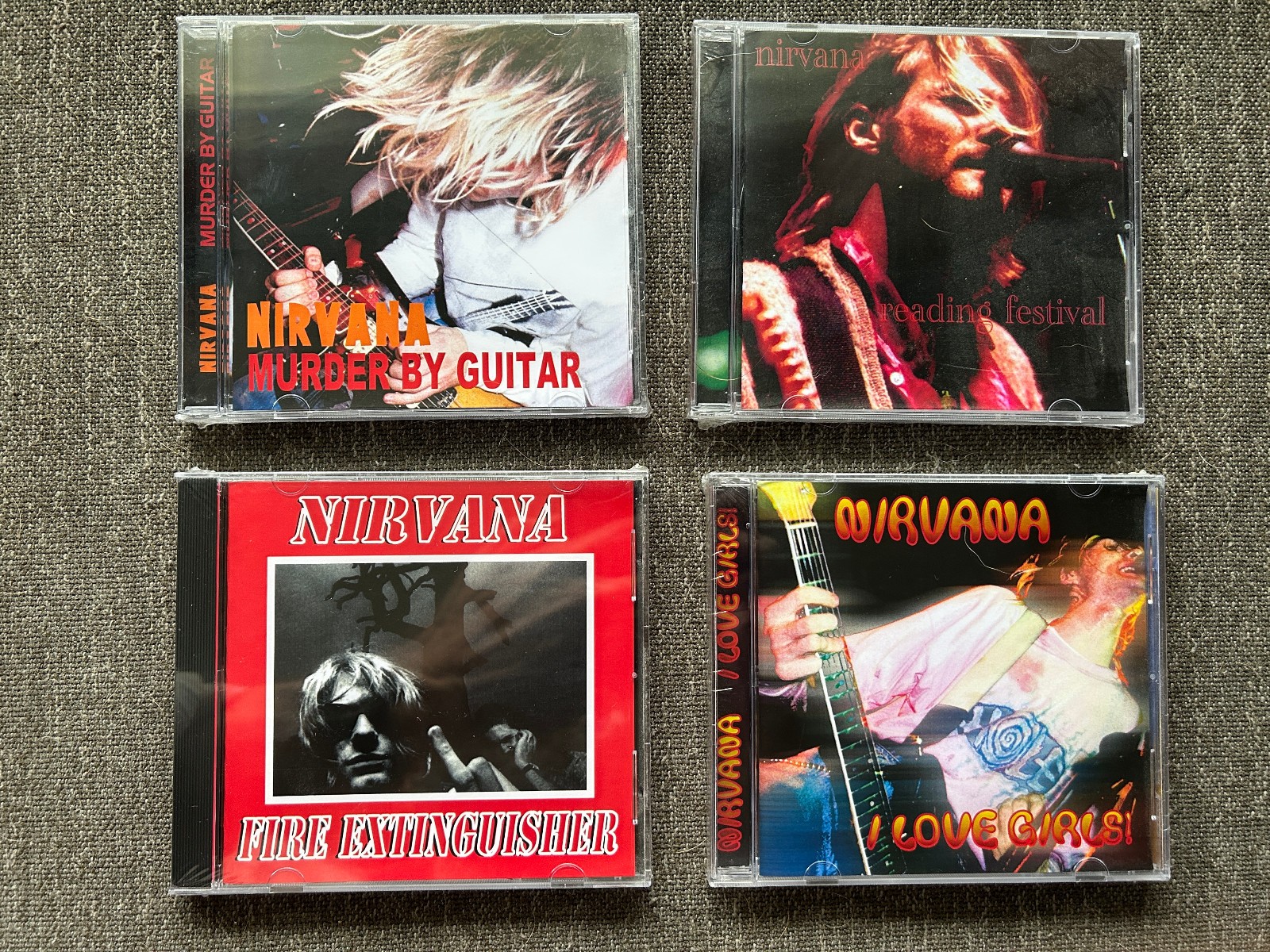 Nirvana - Live Import rare TEN CD LOT / Kurt Cobain / Nevermind / Bleach
