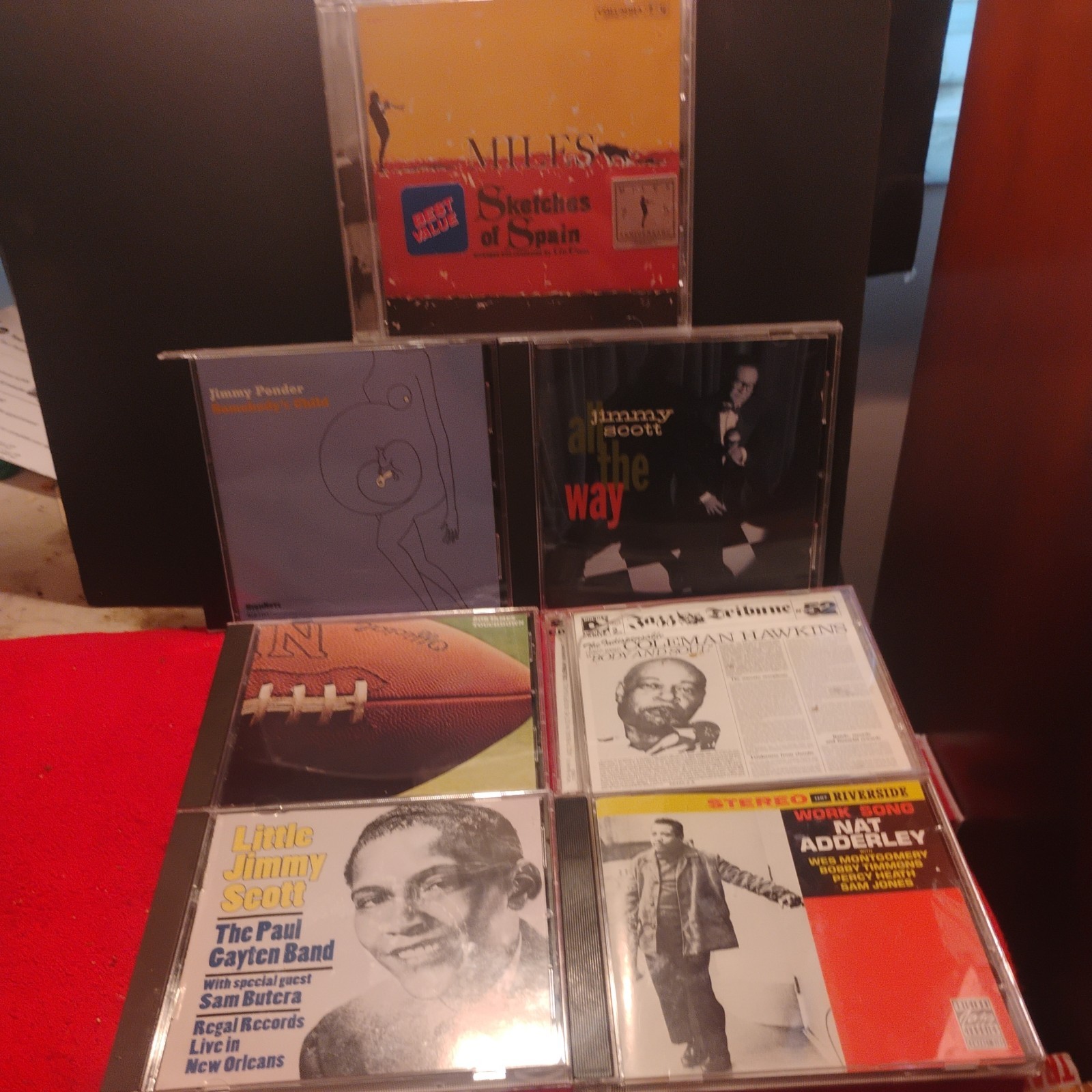 7 Jazz Cd LOT-Miles Davis-Little Jimmy Scott-Jimmy Ponder..etc 